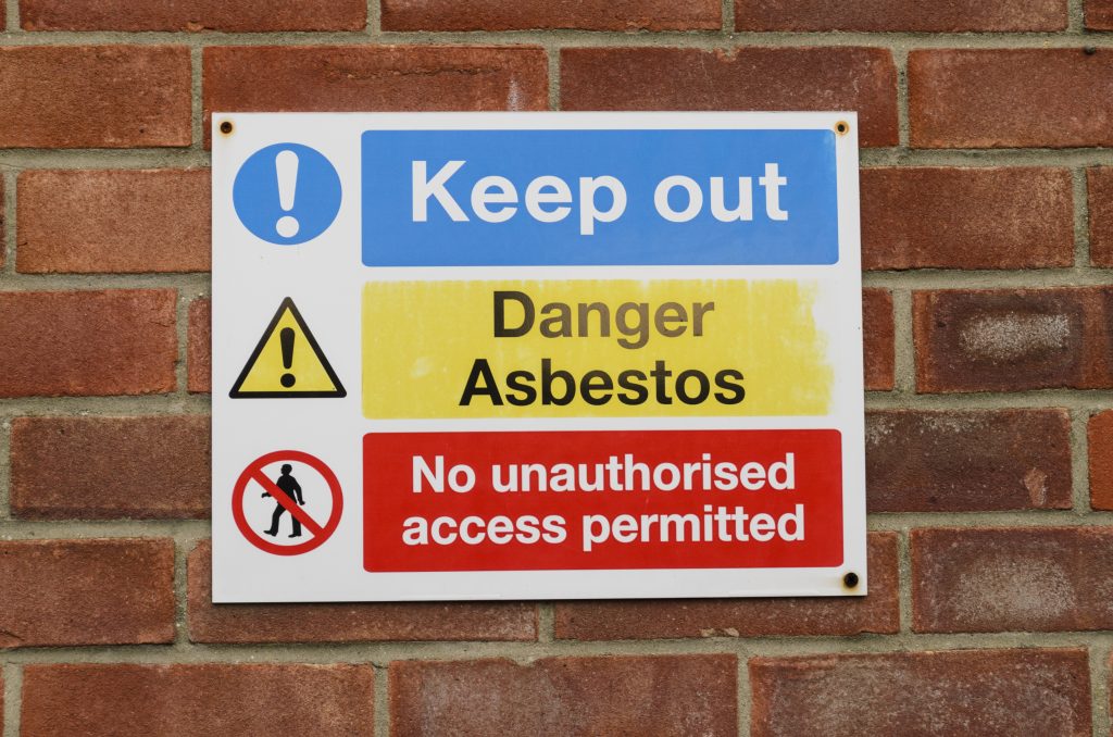 Asbestos Sign