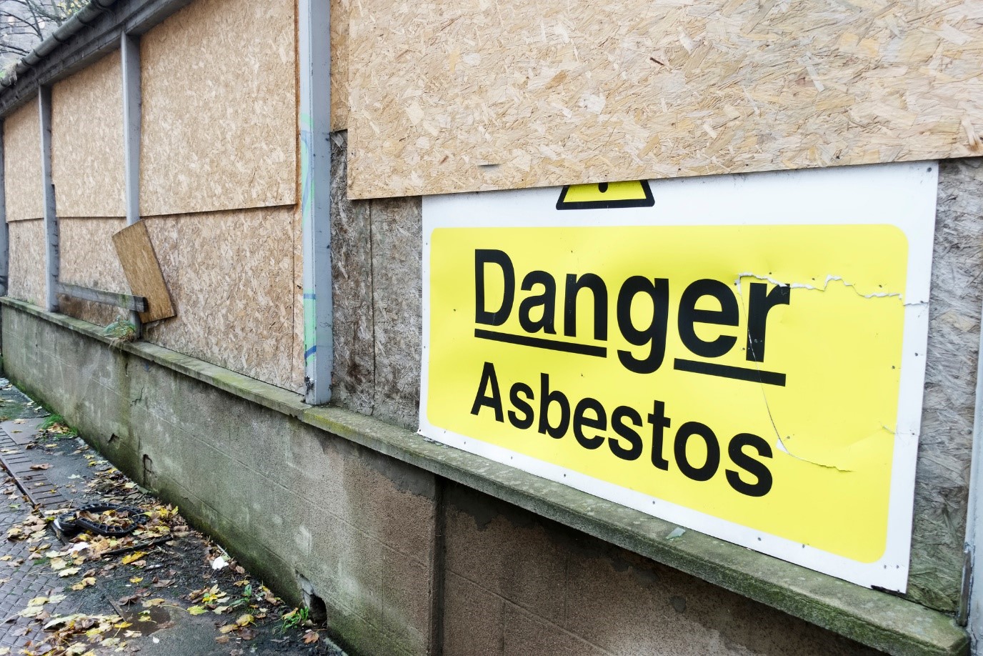 Asbestos Sign